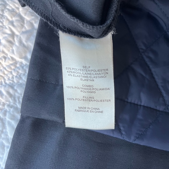 TIBI navy wool quilted pants - Picture 8 of 9